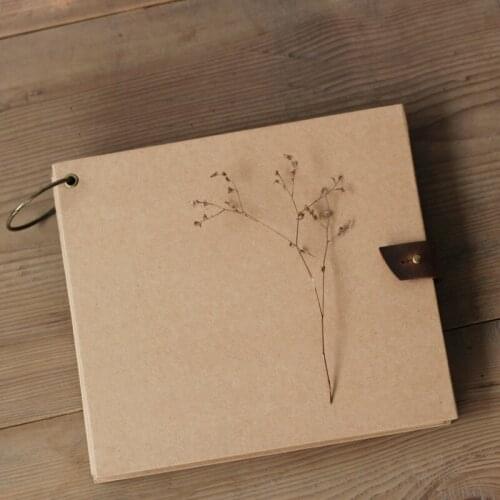 Kraft Album Photo Our Story Vintage Christmas Gift Handmade Photo Album Wedding Stickers Scrapbooking Craft Paper Albums Photos