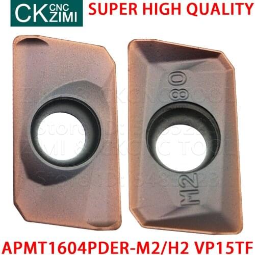 APMT1604PDER-H2 VP15TF APMT1604PDER-M2 VP15TF Carbide Inserts milling Inserts Tools CNC Metal indexable tool for stainless steel