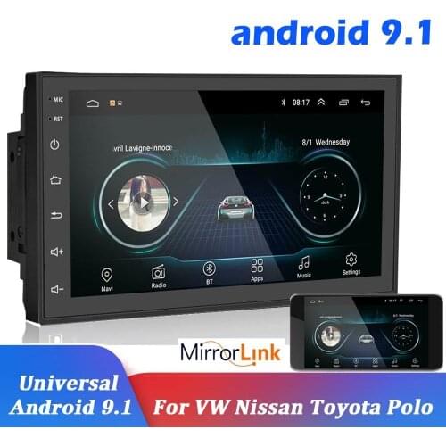 2 Din Car Radio 2.5D GPS Android Multimedia Player Universal 7" Audio Navigation For Volkswagen Nissan Hyundai Kia Toyota New