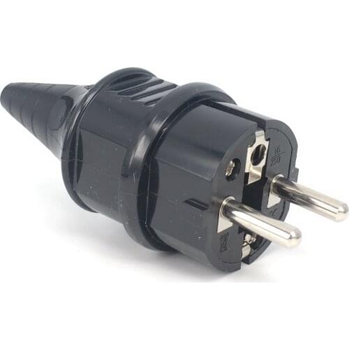 EU Waterproof IP54 Industrial Electrical Power French Type E Rewireable Plug Male Socket Outlet Adaptor 250V 4000W