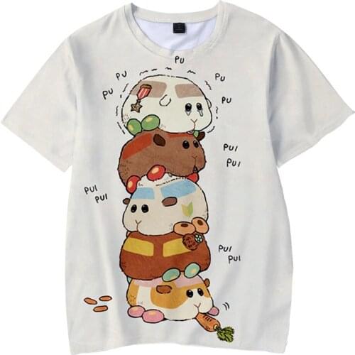 Pui Pui Molcar 3D Printed T-Shirts Men Women Fashion Anime Streetwear O-Neck T Shirt Harajuku Kids Boys Girls Tees Tops Clothing