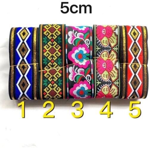 5CM computer embroidered webbing,XERY20200410M