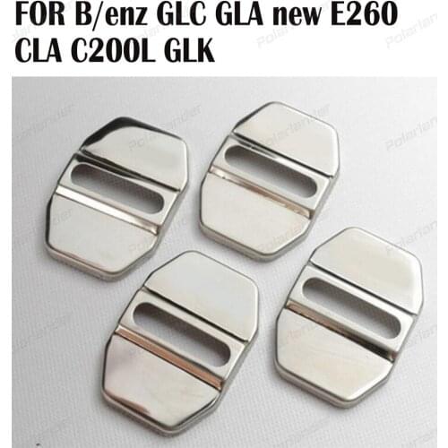 Car door lock cover 4pcs For Benz GLC GLA new E260 CLA class C200L GLK RAJQ-BENZR12 002-1Maybach S 15 002-2M 12 15 002-2SL 13