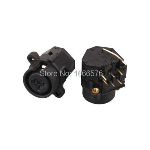 Wholesale 50PCS/LOT dust prevention FEMALE PC SOCKET without lock, XLR-1/4" JACK 409C