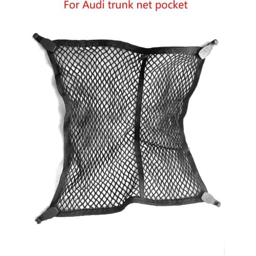 For Audi A1 A3 A4L A5 A6L Q3 Q5 Q7 original trunk net bag luggage storage net sundries net Rear Cargo Trunk Storage Net Holder
