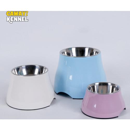 CAWAYI KENNEL Dog Feeder Drinking Bowls for Dogs Cats Pet Food Bowl Comedero Perro Miska Dla Psa Gamelle Chien Chat Voerbak Hond