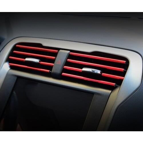 Car Interior Moulding Strips Air Vent Decoration Line For Volvo S40 S60 S80 XC60 XC90 V40 V60 C30 XC70 V70