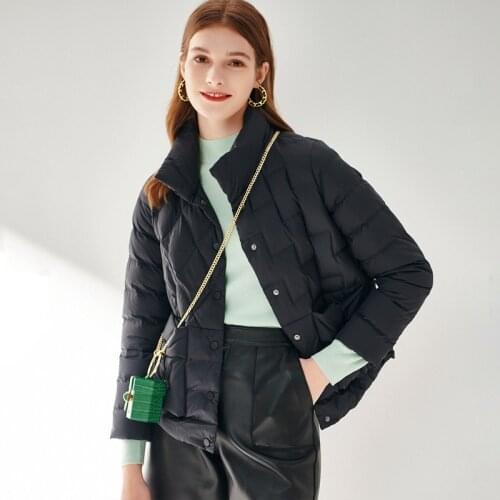 2021 New Fashion Winter White Duck Down Coats Women Korean Short Thicken Puffer Jackets Female Warm Loose Solid Outwear Clothing