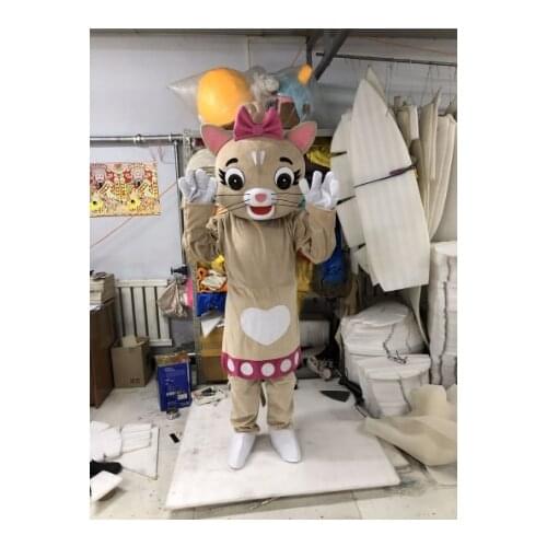 Version Pretty cat doll 44 cats Mascot Costume Adult Halloween Birthday party cartoon Apparel Cosplay Costumes