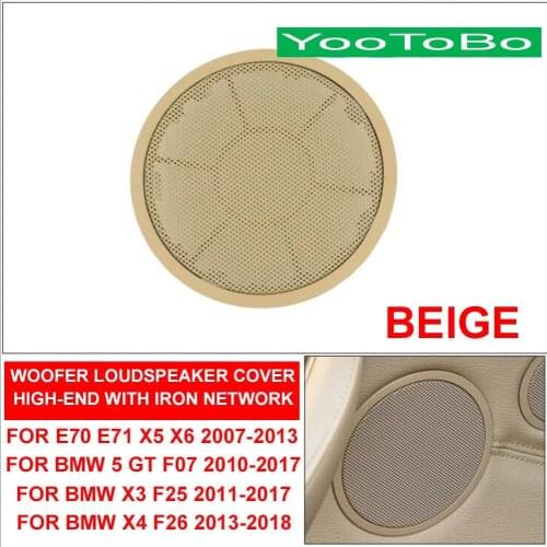 Interior Front Rear Door Woofer Horn Sound Loudspeaker Cover Replace High-end For BMW X5 X6 X3 X4 5GT E70 E71 E72 F25 F26 F07
