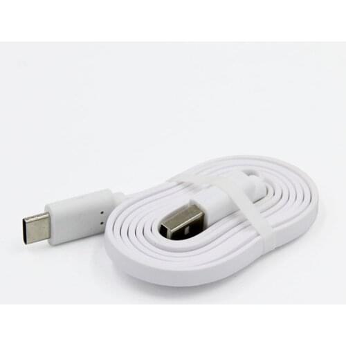 1 meter 2A type-c digital product charging cable, noodle flat cable data cable, digital product fast charging cable