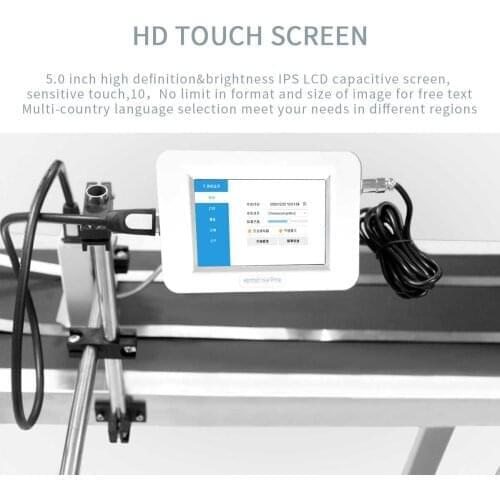 12.7MM Online Bottle Cap Portable Inkjet Date Coders For Expiry Date TIJ online inkjet printer high resolution inkjet printer