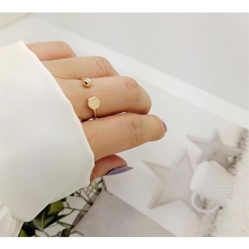 12 pcs/lot new arrival items fashion copper brass casting metal geometry adjustable open finger rings