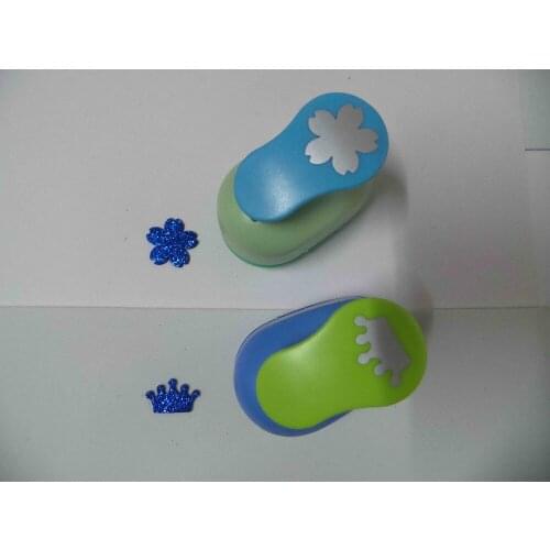 2pcs(2.5cm) sakura and crown shape craft punch set Punch Craft Scrapbooking school Paper Puncher eva hole punch free shipping