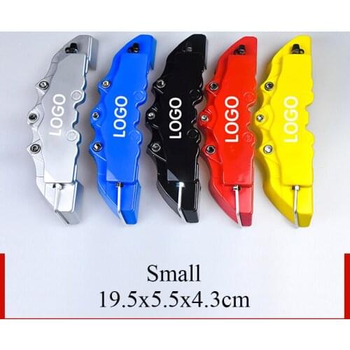 2Pcs/Lot ABS S Size Brake Caliper Cover Front Rear Brake Caliper Cover Decoration Cover Auto Accessories For 13-15 Inch Wheel