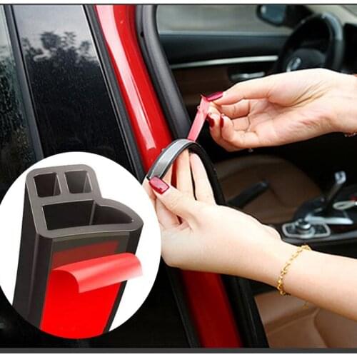 BD-type Auto Door Rubber Seal Strip Car Sealer Cars Trunk Edge Seals Strips Sealing Adhesive Stickers Soundproofing Weatherstrip