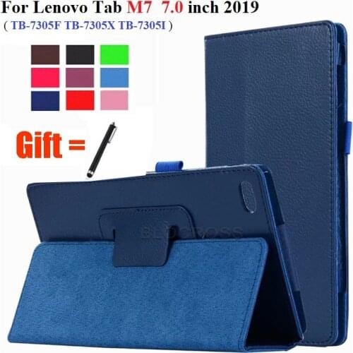 Case Compatible with Lenovo Tab M7 TB-7305F 7" Tablet 2019 Slim Cover Case for Lenovo Tab M7 TB-7305F TB-7305X TB-7305I with pen