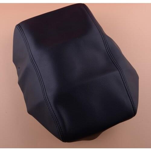 Black Front Center Console Lid Armrest Box Cover Skin PU Fit for Nissan Maxima 2014 2013 2012 2011 2010 2009