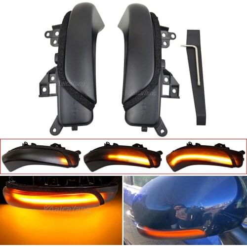 For Toyota CAMRY PRIUS REIZ WISH MARK X CROWN AVALON IQ EQ EV Dynamic Blinker Turn Signal LED Light Flasher Side Mirror Lamp