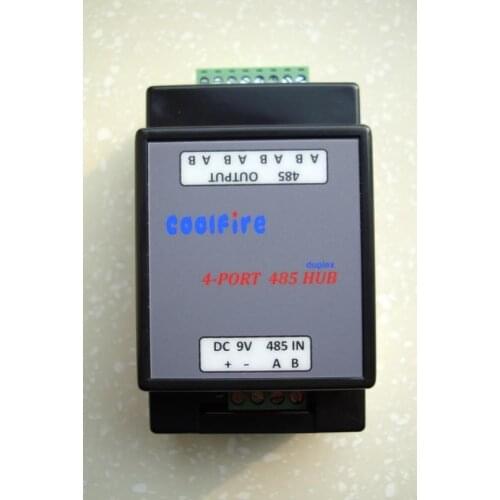 Industrial-grade bidirectional 1 port to 4 ports RS485 Sharer 485 Signal Splitter HUB distributor