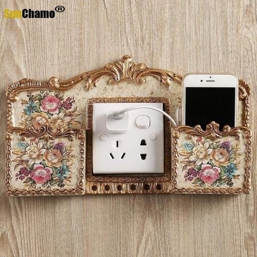 European American Luxury Switch Sticker Protective Cover Mobile Phone Charging Wall Sticker Household Living Room Bedroom Socket