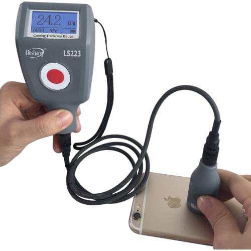 Coating Thickness Gauge LS223 with F5N3 detachable cable probe 0-5000um non-conductive non-magnetic coating thickness