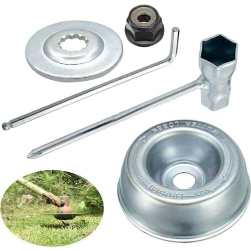 Lawn Mower Trimmer Head Adaptor Kit Blade Adapter Attachment Washer Kit Replacement for Stihl String Trimmers Brush Cutter