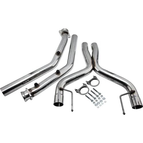 Catback Exhaust x-pipe kit Stainless Steel 2.5"od for ford mustang 4.6l V8 2005 2006 2007 2008 2009 2010