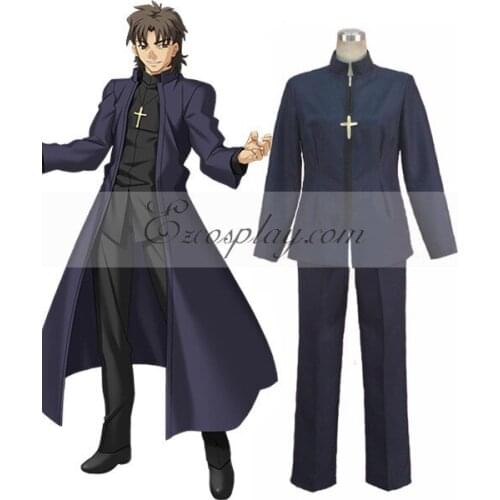 Fate Zero Kirei Kotomine Cosplay Costume E001