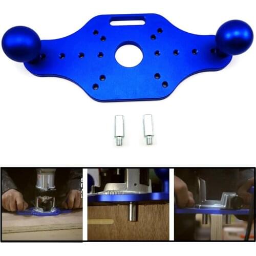 Trimming Machine Bottom Plate Bakelite Milling Mounting Plate for Woodworking Trimming Slotted Chamfer