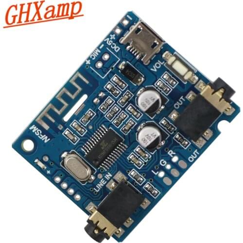 Ghxamp Bluetooth 5.0 Audio Receiver Module Music Decoding Player Board With Micro 3.5mm AUX Support USB Charge DC 5V 1PC