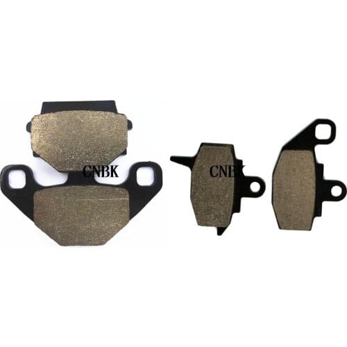 Brake Pad Set for KAWASAKI 125 250 500 KX 87-89 KLR 650 A1-A3 KLR650 87-89 Front Rear Offroad