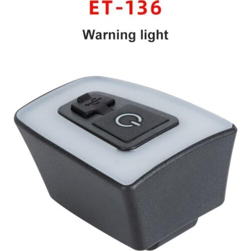 Outdoor Riding Equipment Bicycle Taillights Bicycle Tail Light Road Bike Helmet Seat Tube USB Charging Safety Warning Tail Light