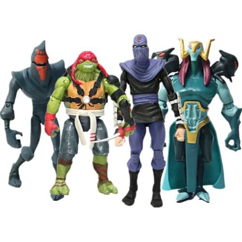NECA Anime Teenage Mutant Ninja Bulk Cargo Shredder PVC Ornaments Figure Model Movable Garage Kit Toys Gift