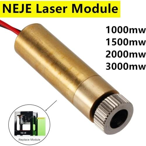 NEJE Laser Module 1000mW/1500mW/2000mW/3000mw 445nm/405nm Laser Head Replacement Kit for DK-8-KZ DK-BL Laser Engraver