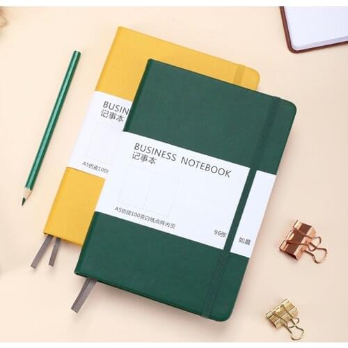 New Fashion A5 Notebook 192 Page 100gsm 213x146mm Retro Bandage Candy Color Diary Notebook Journal School Supplies