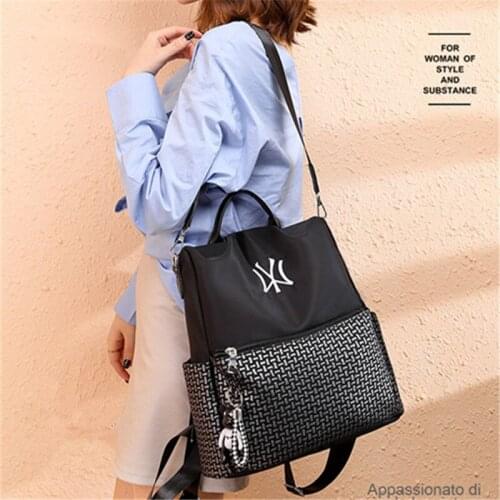 New Mode Vrouwen Rugzak Oxford Doek Retro Casual Vrouwelijke Rugzak Meisjes Schooltas Reizen Rugzak Dames Back Pack