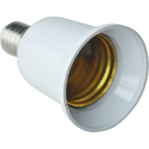E14 to E27 Extend Base LED CFL Light Bulb Lamp Adapter Converter Screw Socket