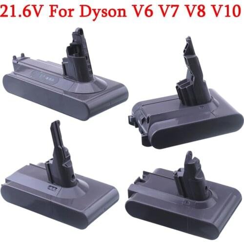21.6V 4000mAh Rechargeable Battery for Dyson V6 V7 V8 V10 Battery DC58 DC59 DC61 DC62 DC74 SV09 SV07 SV04 Vacuum Cleaner Battery