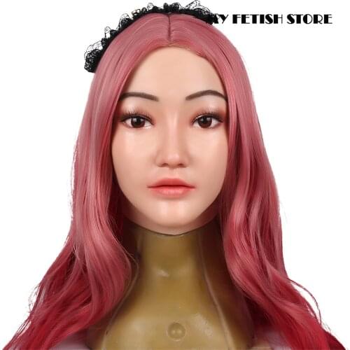 Sophia-1G)Crossdress Full Head Realistic Silicone Girl Female Disguise Party Cosplay Transgender Mask Male To Female Drag Queen