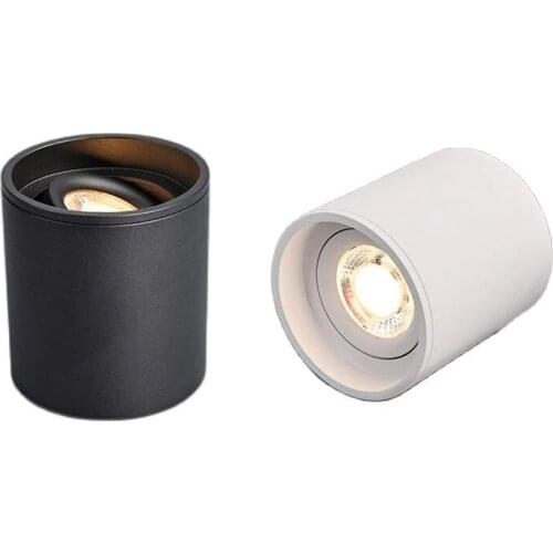 Dimmable round LED Downlights Surface Mounted COB 7W/9W/12W/15W/18W/20W LED Spot lights decoration Ceiling Lamp AC85- 265V