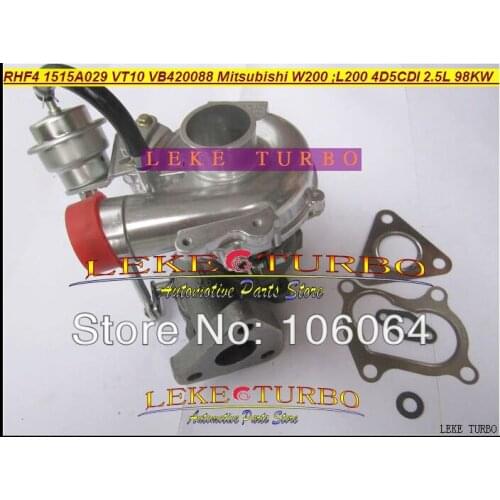 Wholesale NEW RHF4 VT10 1515A029 VB420088 Turbo Turbine Turbocharger For Mitsubishi W200 Car L200 Truck 2006- 4D5CDI 2.5L 98KW