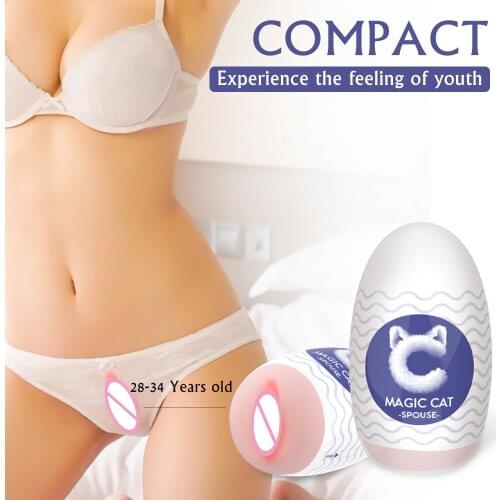 Vulva and vagina experience for women aged 25-30 Realistic Vaginal Aircraft Cup Portable and easy to clean Sex Toys for Men