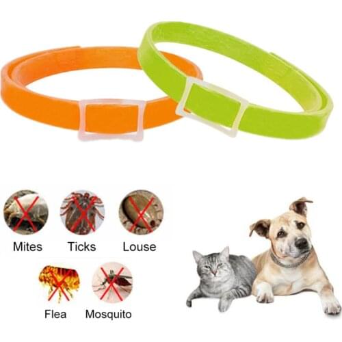 Magic Pest Aroma Killer Pet Collar Anti Flea Ticks Lice Pet Dog Necklace Pest Control Dog Cat Health Neck Collar For Skin Care