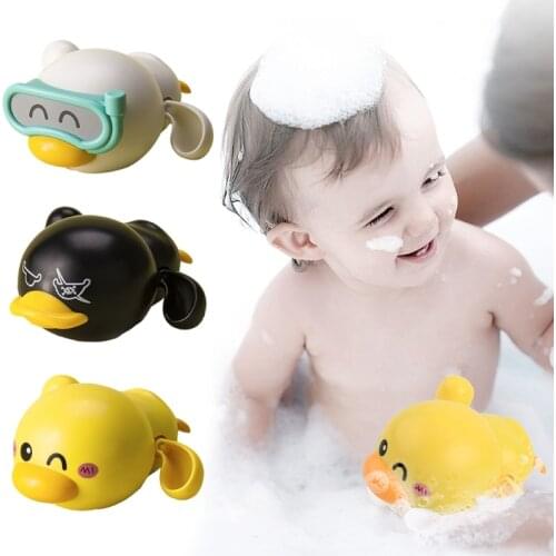 Duck Clockwork Wind up Swimming Toy, Diving Pirate Clockwork Cute Duck for Toddlers Babies Playing In The Water