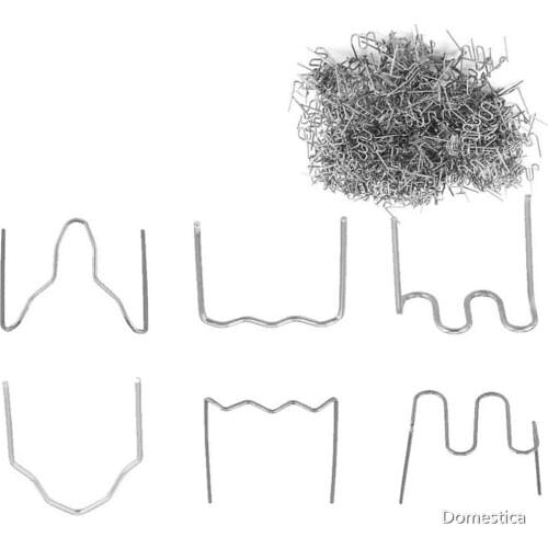 0.6/0.8MM Hot Stapler Staples Car Bumper Repair Welding Machine 100PCS 500PCS A Pack Hot Melt Welding Tools For Plastic Welder