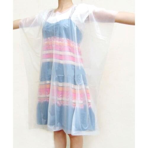 10pcs health care Barber Wai cloth perm hair salon haircut Wai Hairdressing cape disposable cloth shawl Disposable PE apron