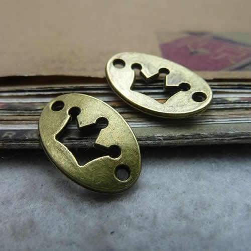 150pcs/lot Metal Zinc Alloy Crown Charm Pendant For Necklace DIY Jewelry Making Accessories 12x20mm k03877