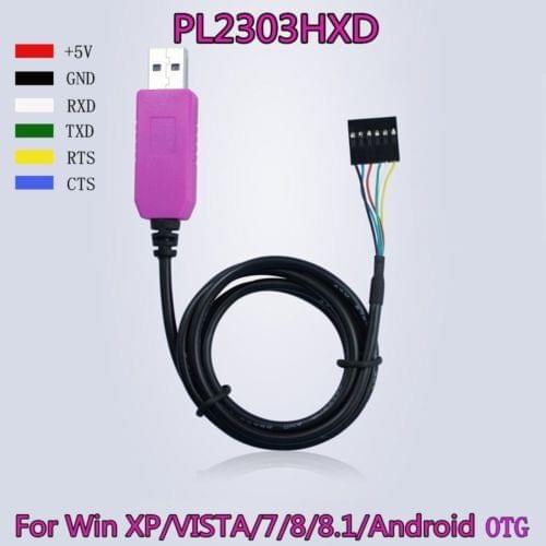 6Pin PL2303HXD USB to RS232 TTLCable module NEW