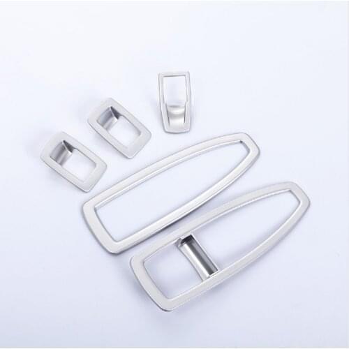 ABS Chrome Door Window Lift Button Frame Cover Trim For BMW 3 Series F30 16-2017 Car Accessories 5pcs